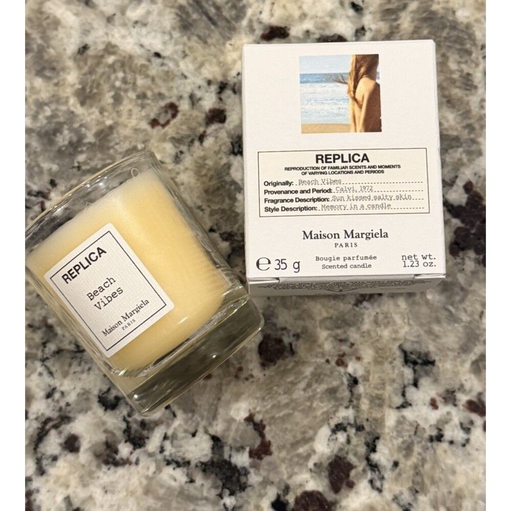 Maison Margiela Replica Beach Vibes Mini Candle 35g/1.23oz NIB
